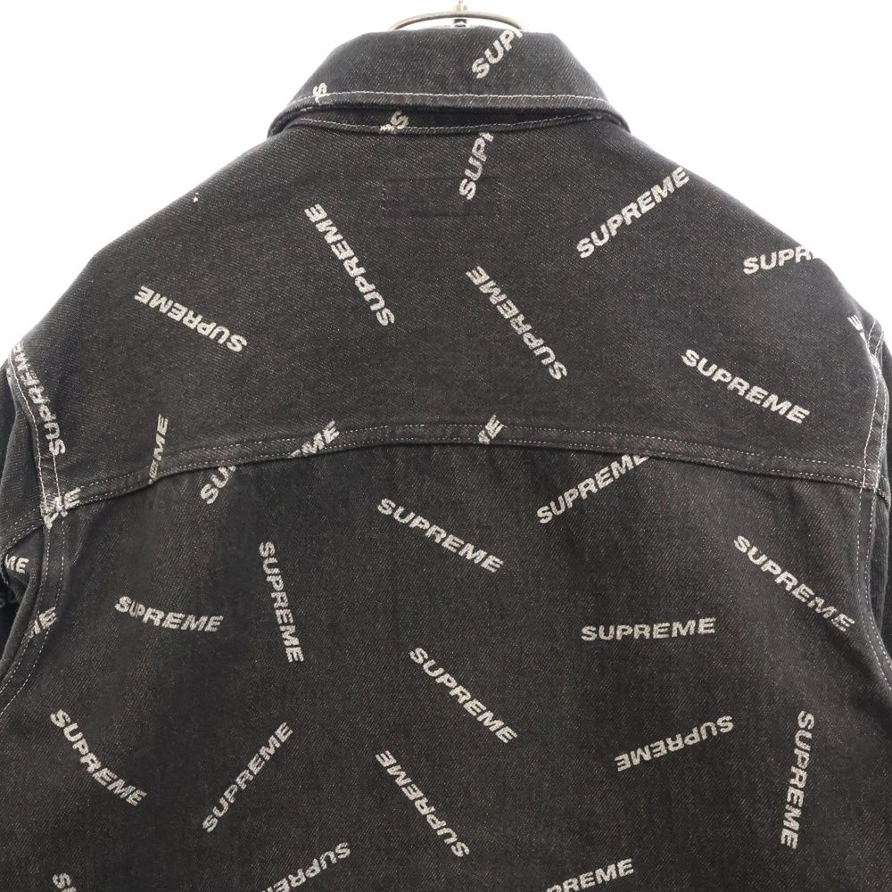 SUPREME (シュプリーム) 17SS Denim Logo Chore Coat ロゴプリント  