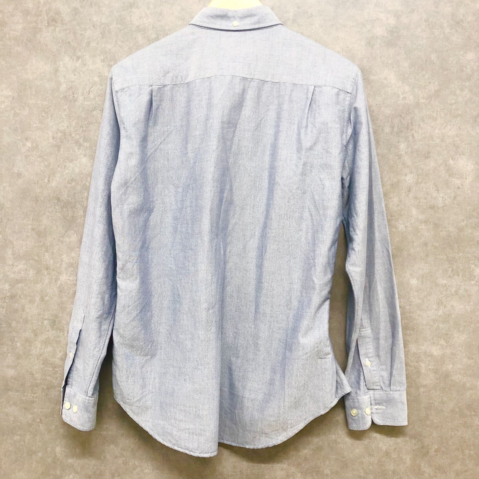 SUPREME シュプリーム OXFORD SHIRT ネイビー L ◎I496 Supreme シュプリーム 10ss L/S Oxford Shirt Blue シャツ