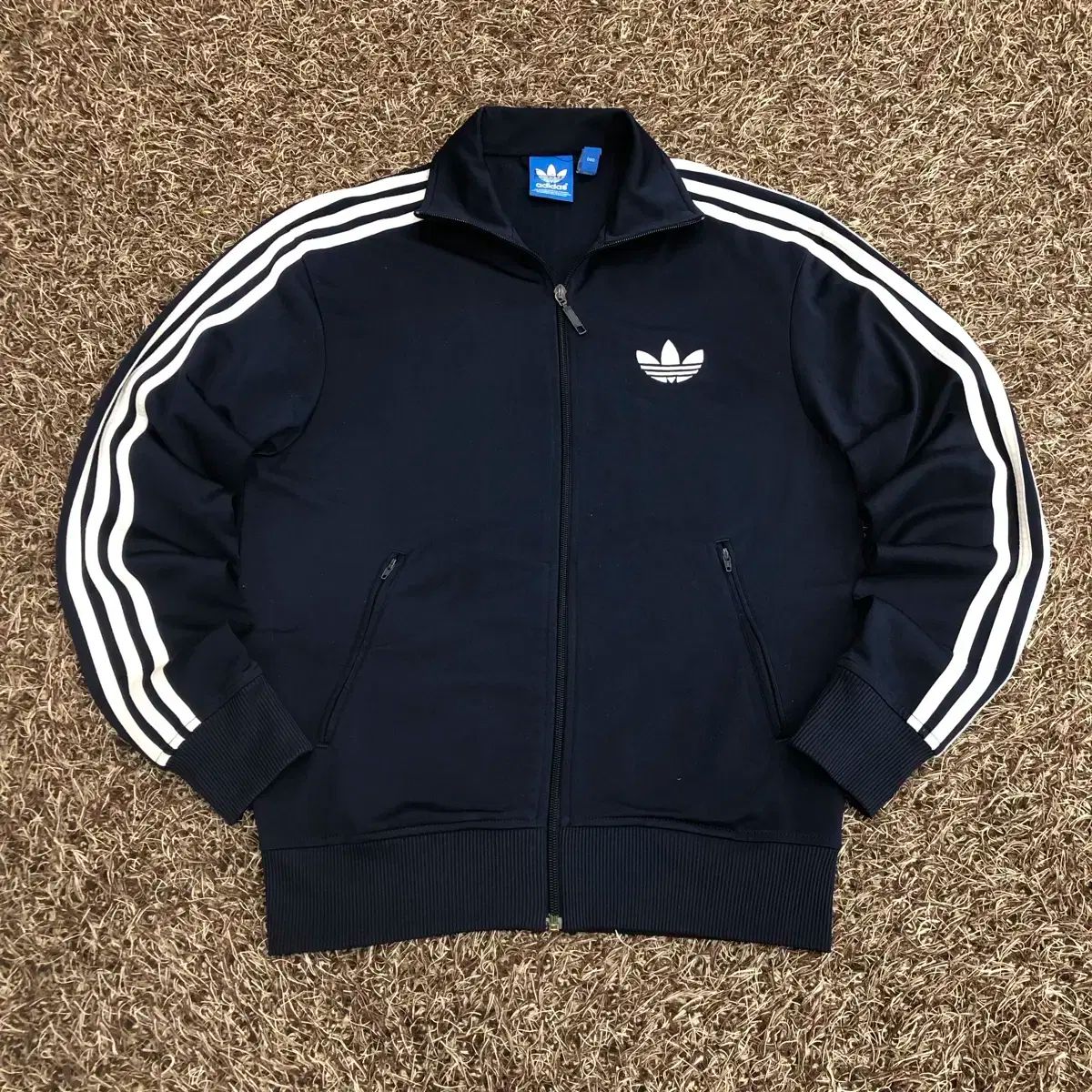 90 adidas アディダス ネイビー ファイヤーバード ジャージ トラックトップス