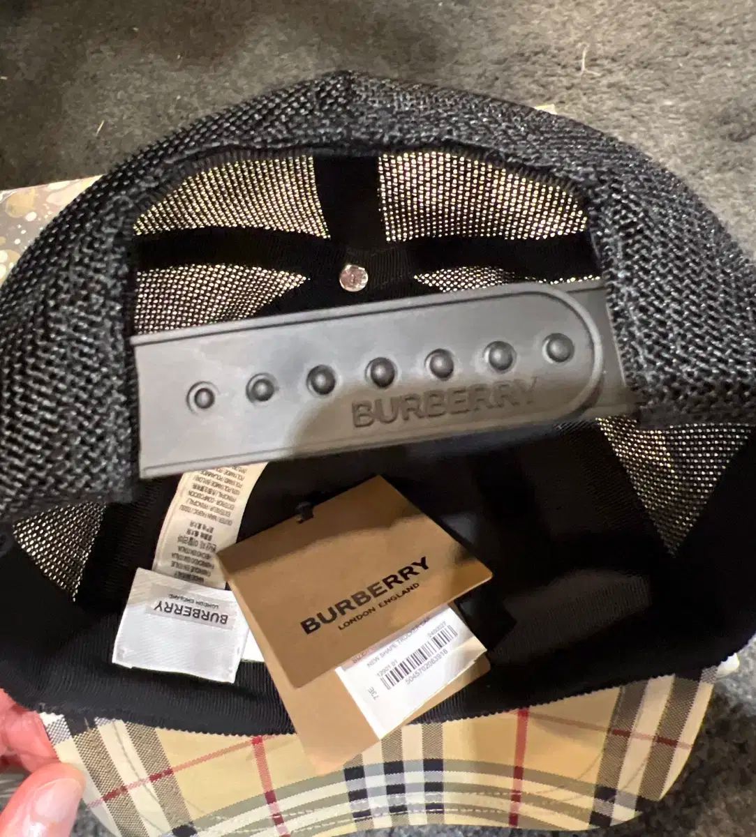 Burberry メッシュキャップ BURBERRY(バーバリー) メッシュ ボールキャップ M サイズ - メルカリ