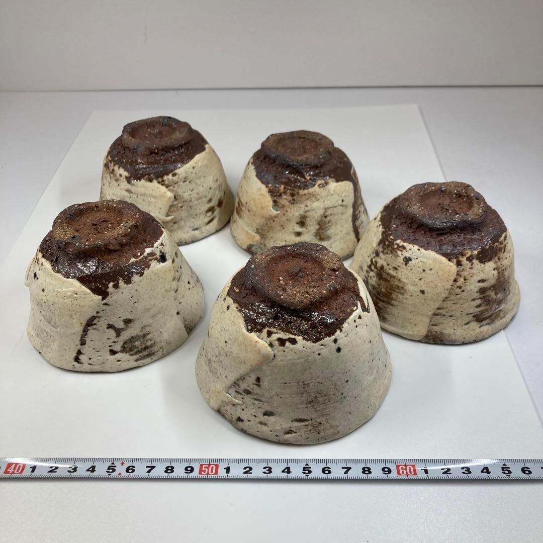 藤岡周平 伊賀刷毛目汲出 共箱 直径11.6㎝ 東Y5-0609②トヒカ