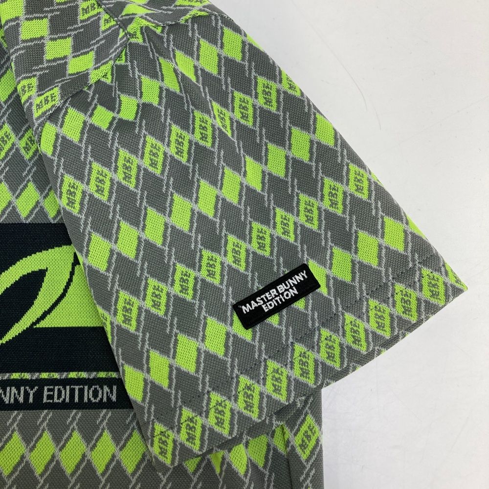 半袖ハイネックTシャツ 総柄