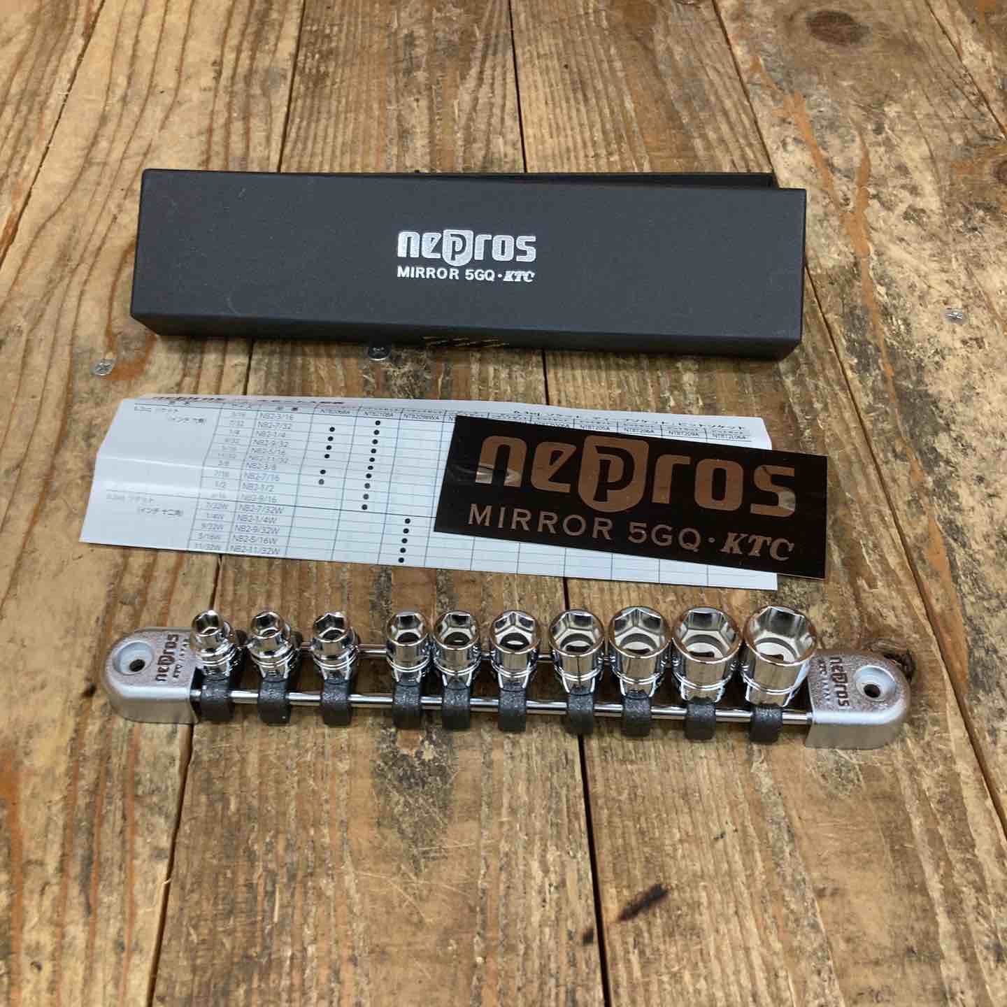 ◇京都機械工具(KTC) ネプロス(nepros) 6.3sq. ソケットセット NTB210A【所沢店】
