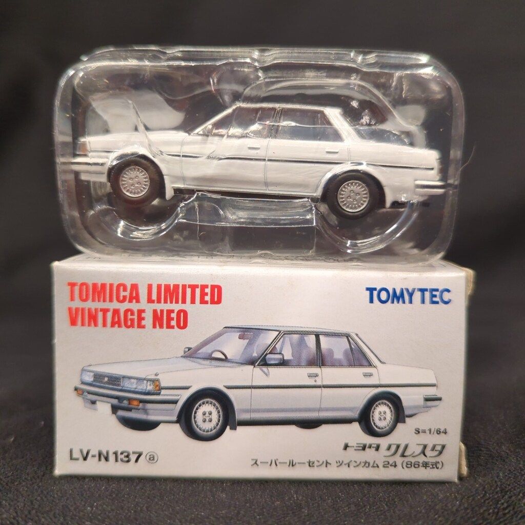 トミーテック TOMICA LIMITED VINTAGE NEO トヨタ クレスタ スーパールーセント ツインカム 24 (86年式)（ホワイト） LV-N137a