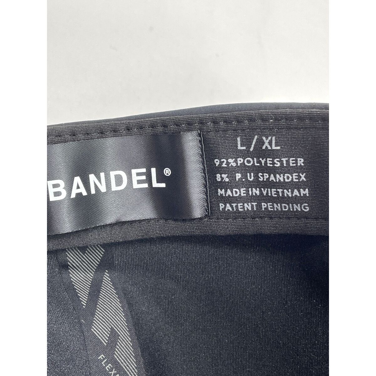 中古 バンデル BANDEL フラットキャップ L/XL 黒 ブラック