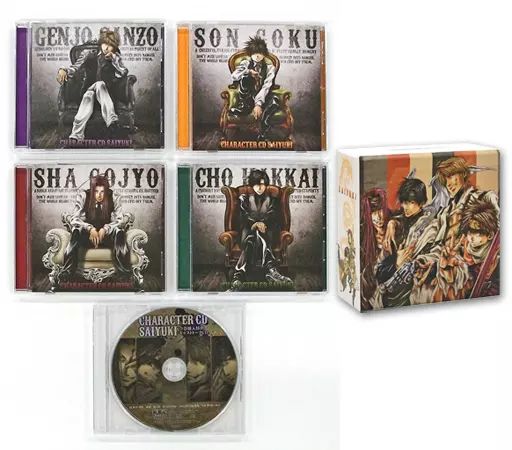 アニメ系CD　キャラクターCD「最遊記」玄奘三蔵・孫悟空・沙悟浄・猪八戒 + 全巻購入特典キャストトーク 全5巻セット[アニメイト連動購入特典収納BOX付き] 中古】アニメ系CD キャラクターCD「最遊記」玄奘三蔵・孫悟空