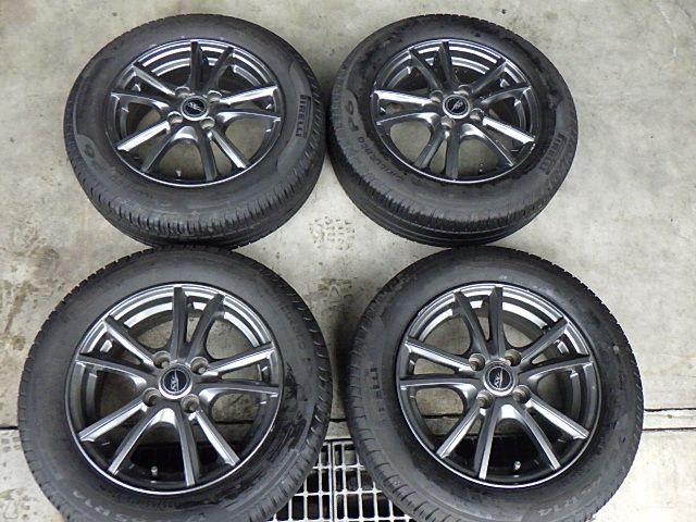 231-709 weds NIRVANA アルミホイール＆ラジアルタイヤ 175 65R14 ４本セット