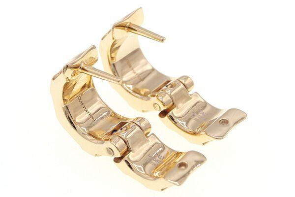 ルイヴィトン ブックル ドレイユ ピロー ナノグラム ループピアスM00812 LOUIS VUITTON（ルイ・ヴィトン） ブックル ドレイユ ピロー