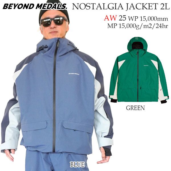 25-26 ビヨンドメダル ノスタルジアジャケット2L BEYOND MEDALS NOSTALGIA JACKET 2L スノーボード ウエア ジャケット 25-26-JK-BML