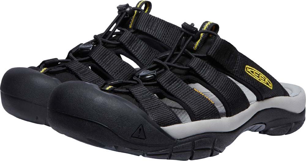 キーン KEEN アウトドア ニューポートスライド NEWPORT SLIDE Black|Keen Yellow メンズ サンダル キャンプ レジャー 海 川 プール 1027302 -