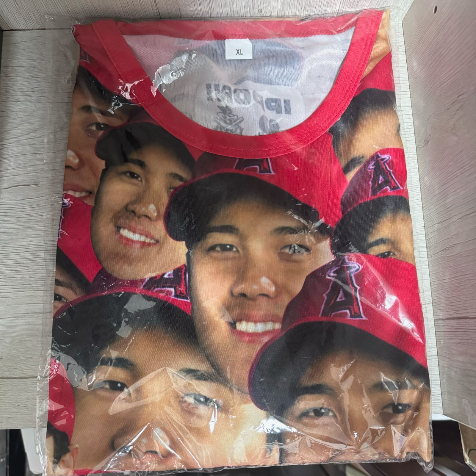 新品未使用 大谷翔平選手 MVP 顔だらけTシャツ XL 正規品 - メルカリ
