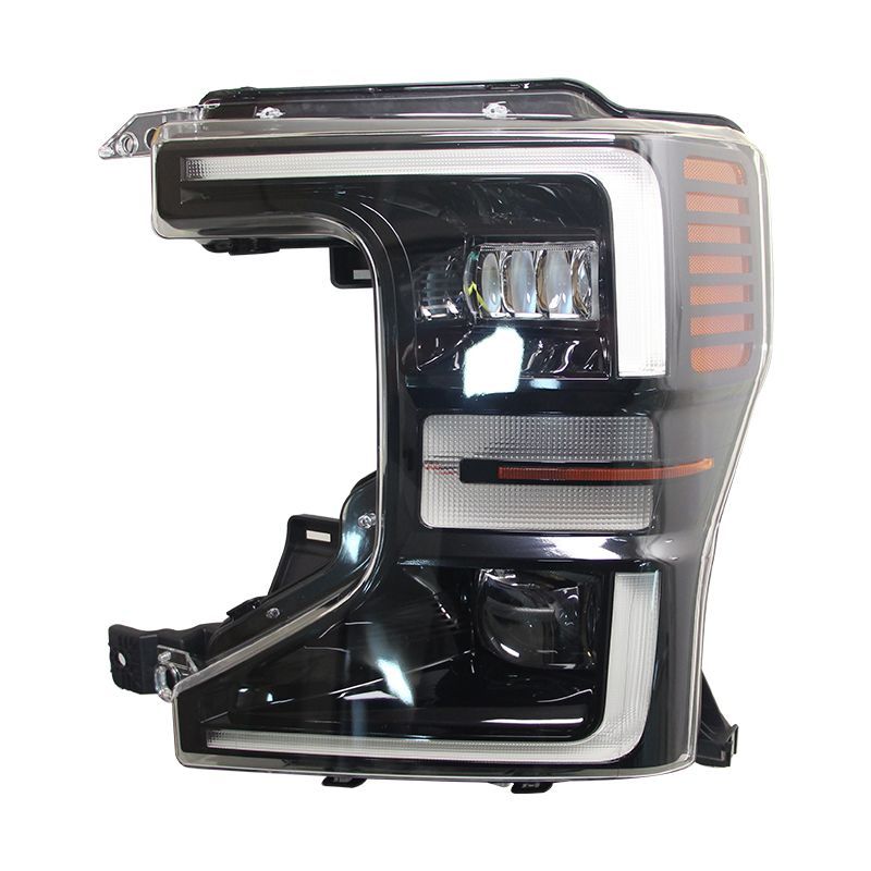 20-24年式フォードF250対応 LED光導日行灯 流れるウインカー付 大灯総成 左右セット