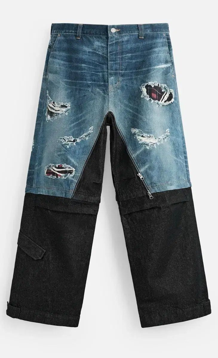ZARA(ザラ) Andersson Bell(アンダースンベル) オーバーレイ デニム ジーンズ 30 eu 38
