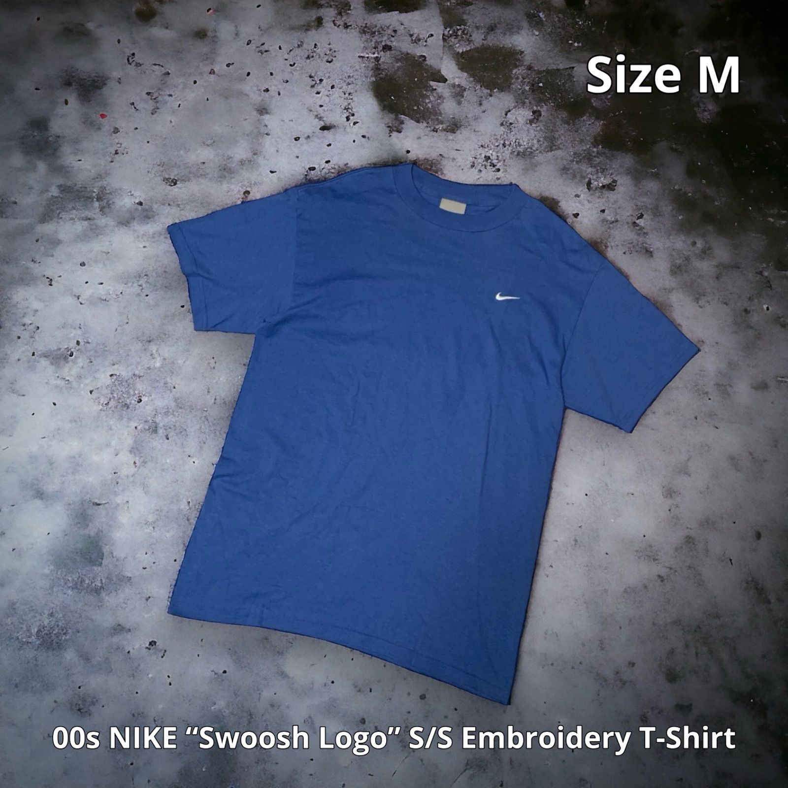 00s NIKE “Swoosh Logo” S/S Embroidery T-Shirt ナイキ