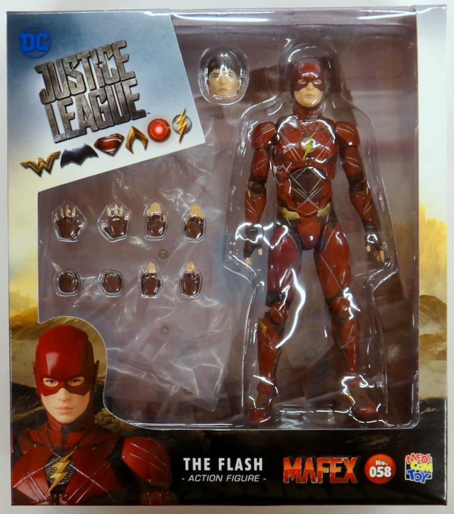 【未開封】MAFEX 058 JUSTICE LEAGUE THE FLASH Mafex NO 058 The Flash Justice League DC Comics Action