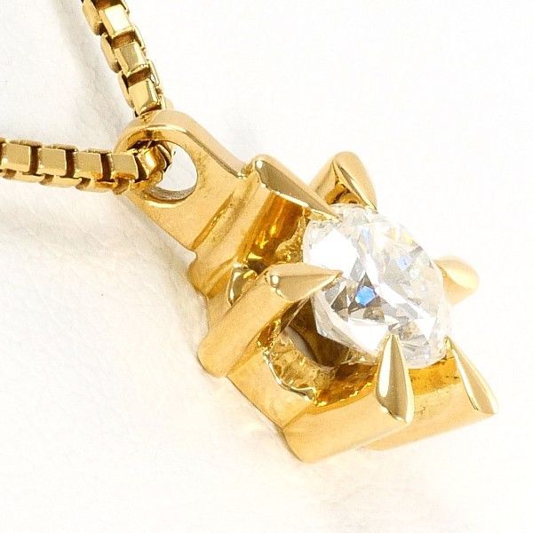 値頃 K18YG ネックレス NECKLACE ダイヤ 0.56 鑑別書 総重量約4.9g 約 サファイア