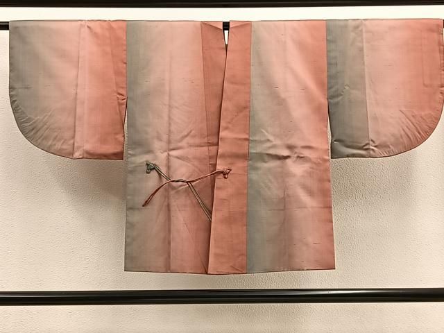 平和屋着物＃道中着 道長葉尽くし文 正絹 逸品 BAAU0043gt