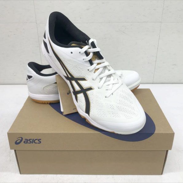 D 9201 アシックス 卓球シューズ ATTACK FF 2 スポーツ 運動靴 靴 くつ シューズ メンズ レディース 103 ホワイトブラック 26.0 cm E