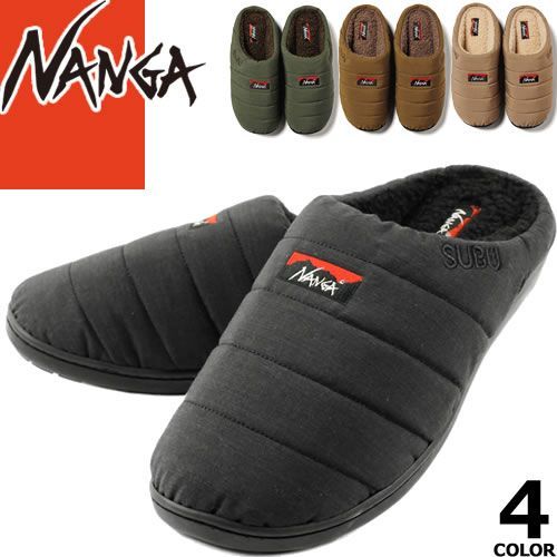 新品2足セット　NANGA ブラック/レッド スリッパ　サンダル 新品2足セット NANGA ブラック/レッド スリッパ サンダル