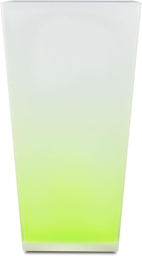 TATSU-CRAFT（タツクラフト）クリア ダストボックス カクテル L角 9.5L GR グリーン ゴミ箱 ふたなし おしゃれ スリム 分別 屋外 フタなし お洒落 小さい 白 キッチン バスルーム ベッドルーム カ