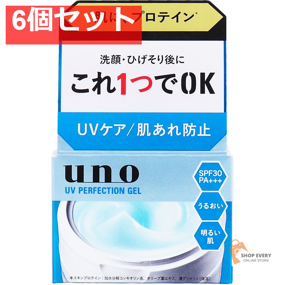 UNO ウーノ 薬用 UVパーフェクションジェル fA SPF30 PA 80g 6個セット
