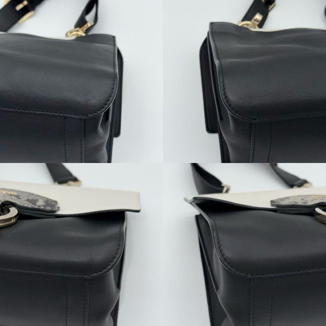 極美品】FURLA SCOOP リバーシブル ハンドバッグ レザー