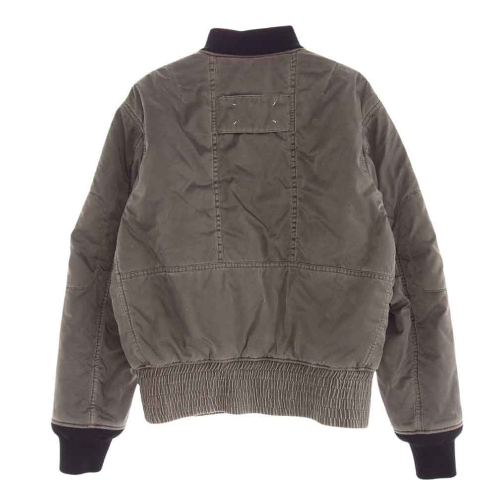 MAISON MARGIELA メゾンマルジェラ ジャケット 16AW S30AM0337 MA-1 ブルゾン ジャケット グレー系 46【中古】