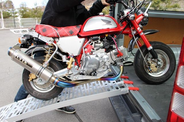 汎用モーターサイクル用アルミ製ロングスロープ折り畳み式 大型