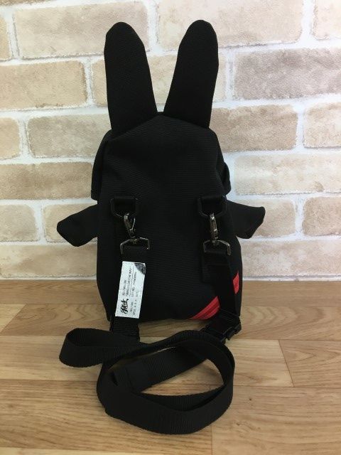 中古】日本製 PHINGERIN ﾌｨﾝｶﾞﾘﾝ RABBIT POUCH ﾗﾋﾞｯﾄﾎﾟｰﾁ ﾊﾞｯｸﾞ ｼｮﾙﾀﾞｰ ﾌﾞﾗｯｸ 33864646  - メルカリ