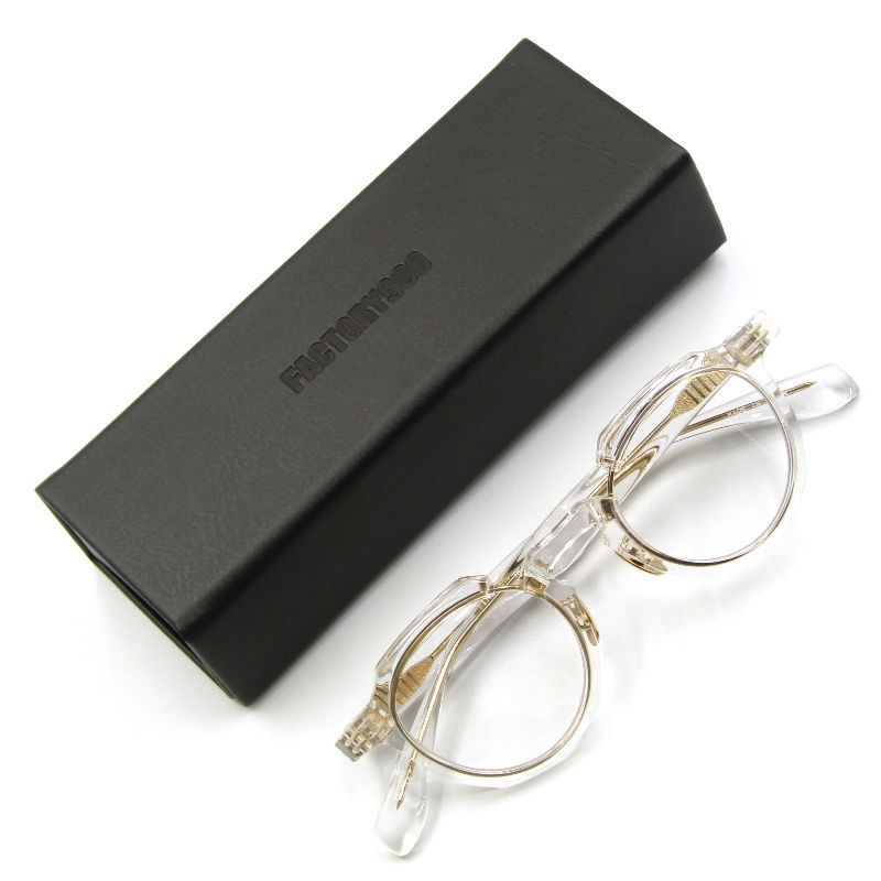 FACTORY900 RETRO ファクトリー900レトロ メガネフレーム RF-171 クラウンパント インナーメタルリム 827 Clear65007931