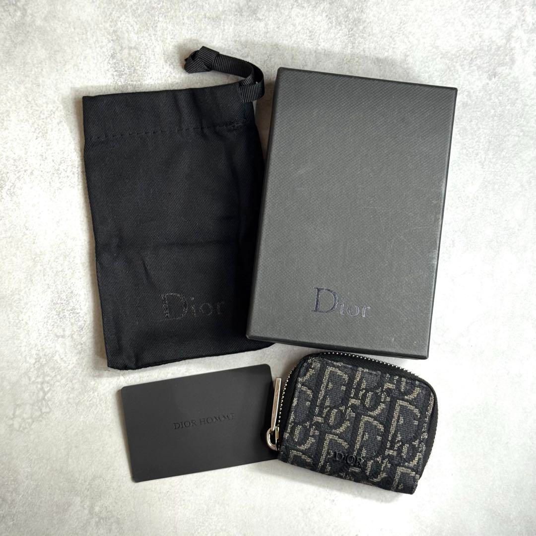 付属品完備】 DIOR HOMME ディオールオム / オブリークスモールジップ