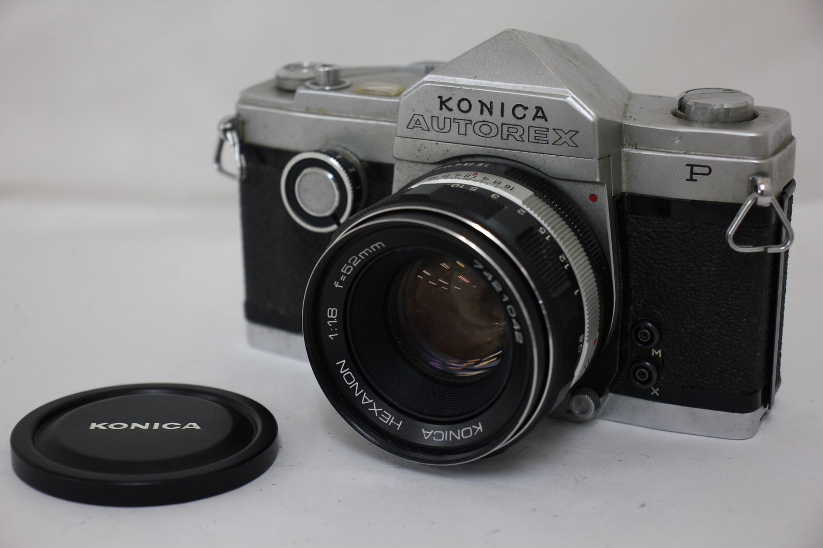 返品保証 コニカ Konica Autorex Hexanon 52mm F1.8 ボディレンズセット M6229
