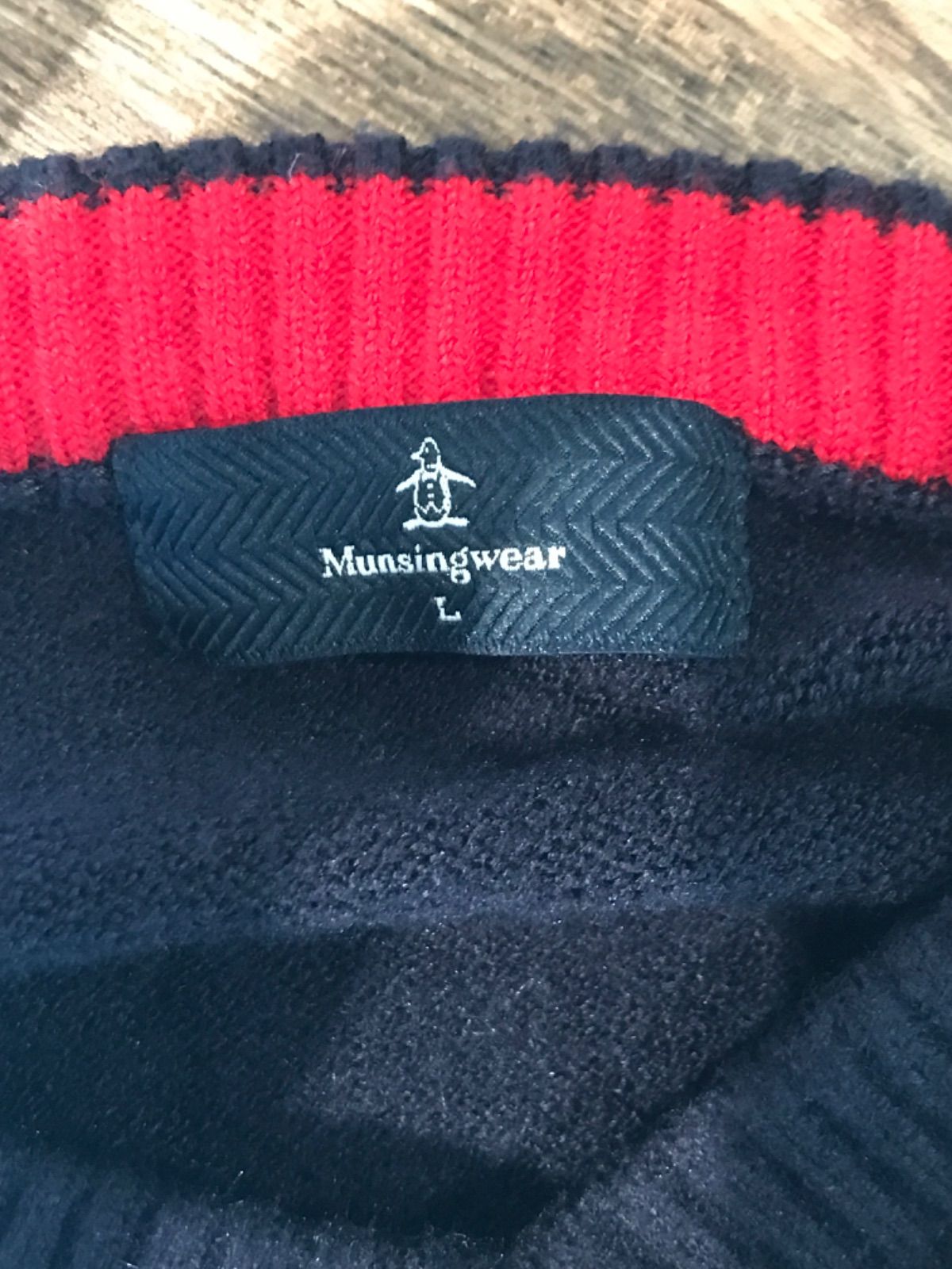 V TWELVE×Munsing Wear コラボニットトレーナー V TWELVE×Munsing Wear コラボニットトレーナー V TWELVE