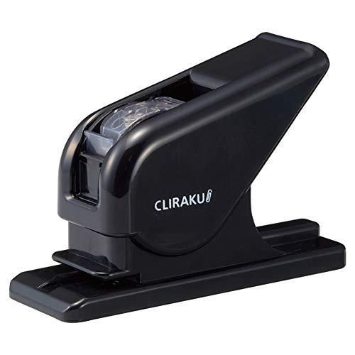 リヒトラブ ゼムクリップ とめ機 クリラーク 黒 M22-24