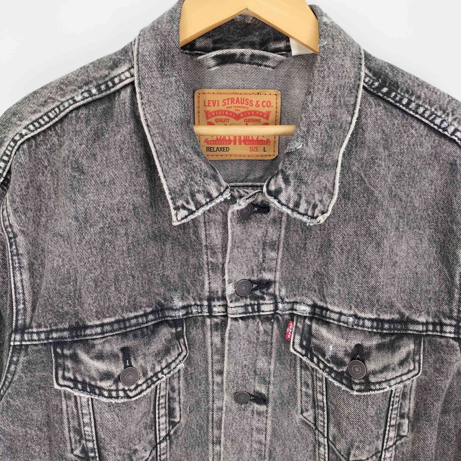 リーバイス Levis RELAXED 4th型 4ポケ ダメージ加工 デニム 
