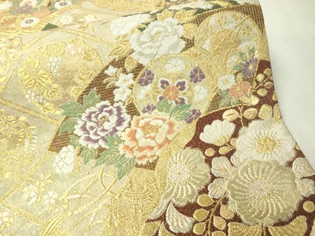 六通柄袋帯　『辻が花』　金銀糸　逸品【K】 六通柄袋帯 『辻が花』 金銀糸 逸品【K】の通販 by りん