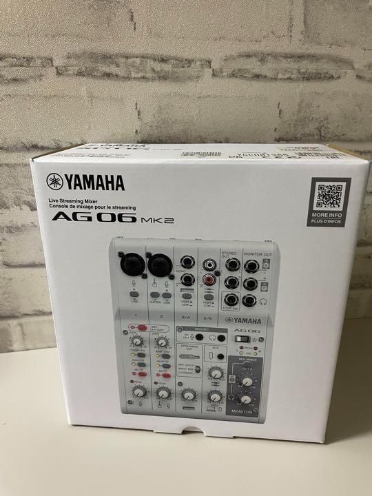 ヤマハ - 【新品・未使用】YAMAHA AG06 購入保証書付きの+