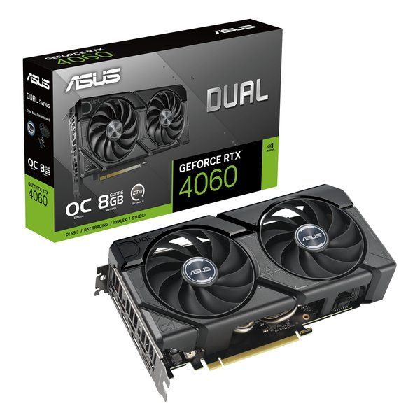 【新品】ASUS  エイスース GF RTX4060 8GB EVO グラフィックボード DUALRTX4060O8GEVO (2608876)