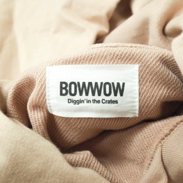 BOWWOW バウワウ 日本製 SWEAT HOODIE SOLID オーバーサイズ