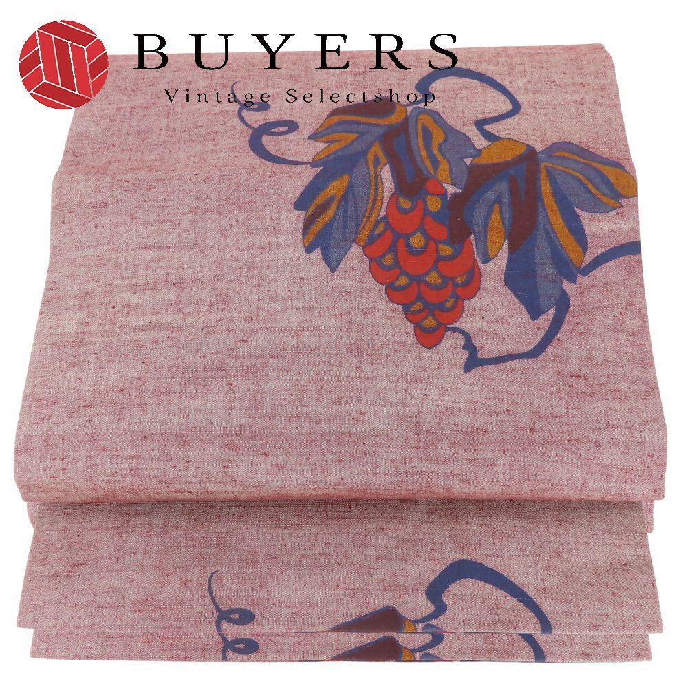 名古屋帯 九寸 正絹 金銀糸除く ワインレッド系 マルチカラー 名古屋仕立て 紬 洒落帯 和装 呉服 和服 きもの レディース 女性