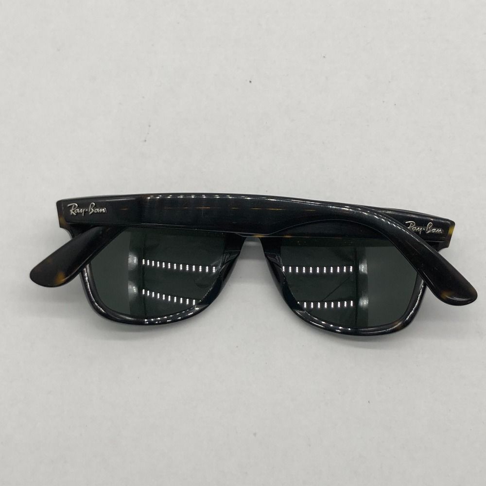 04w0560∞ Ray-Ban レイバン サングラス WAYFARER ウェイファーラー RB2140-F 902 グリーン ポリッシュトートシェル 中古品