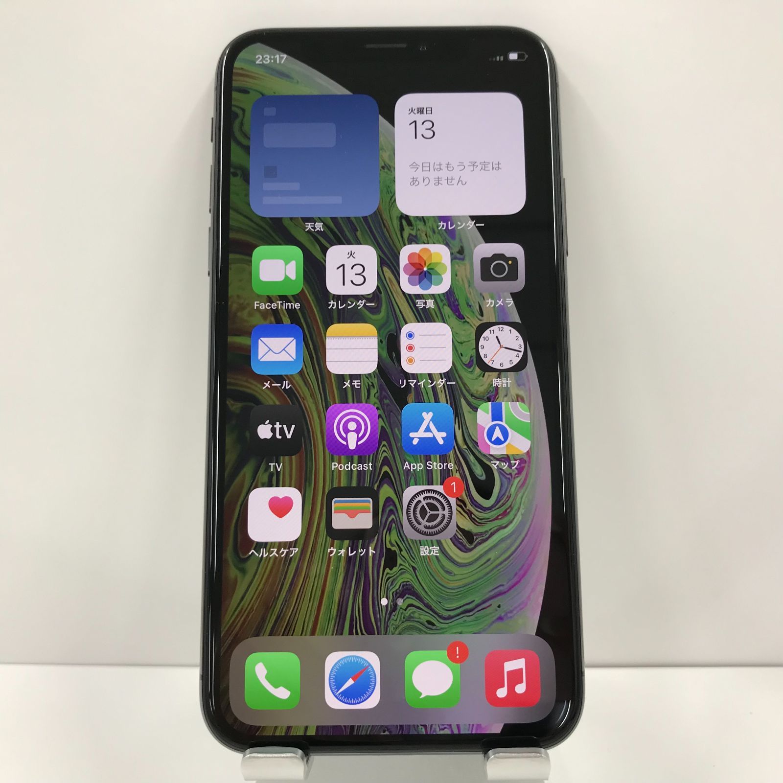 【未使用品】au iPhoneXS 256GB スペースグレイ 本体 n05503