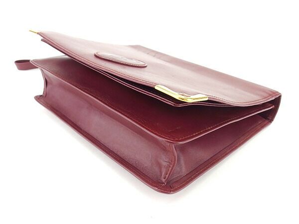 未使用級✨ カルティエ マスト ドゥ クラッチバッグ セカンドバッグ 付属品完備 Cartier カルティエ クラッチバッグ セカンドバッグ レディース