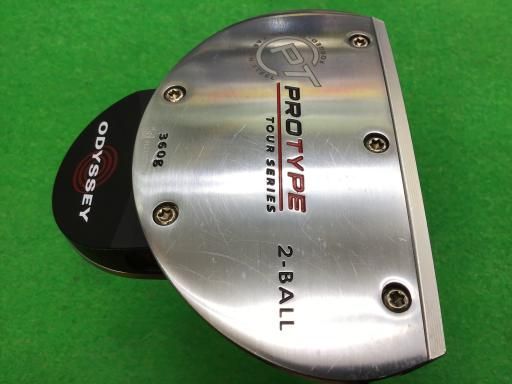 オデッセイ PROTYPE TOUR SERIES 2 BALL 33インチ パター PT スチール フレックスその他 メンズ 男性用 右利き 右用 Cランク ゴルフクラブ