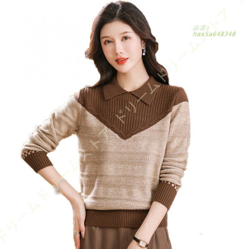 セーター レディース Vネック リブ ニット タートルネック 無地 冬 柔らかい 秋 可愛い 春 お出かけ トップス 肌に優しい 着痩せ カジュアル おしゃれ 暖かい hax5a648348 WWW_WOWDIGSITE_COM
