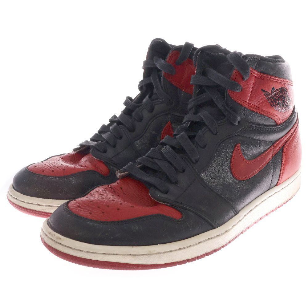 NIKE (ナイキ) 16年製 AIR JORDAN 1 RETRO HIGH OG BANNED BRED 555088  
