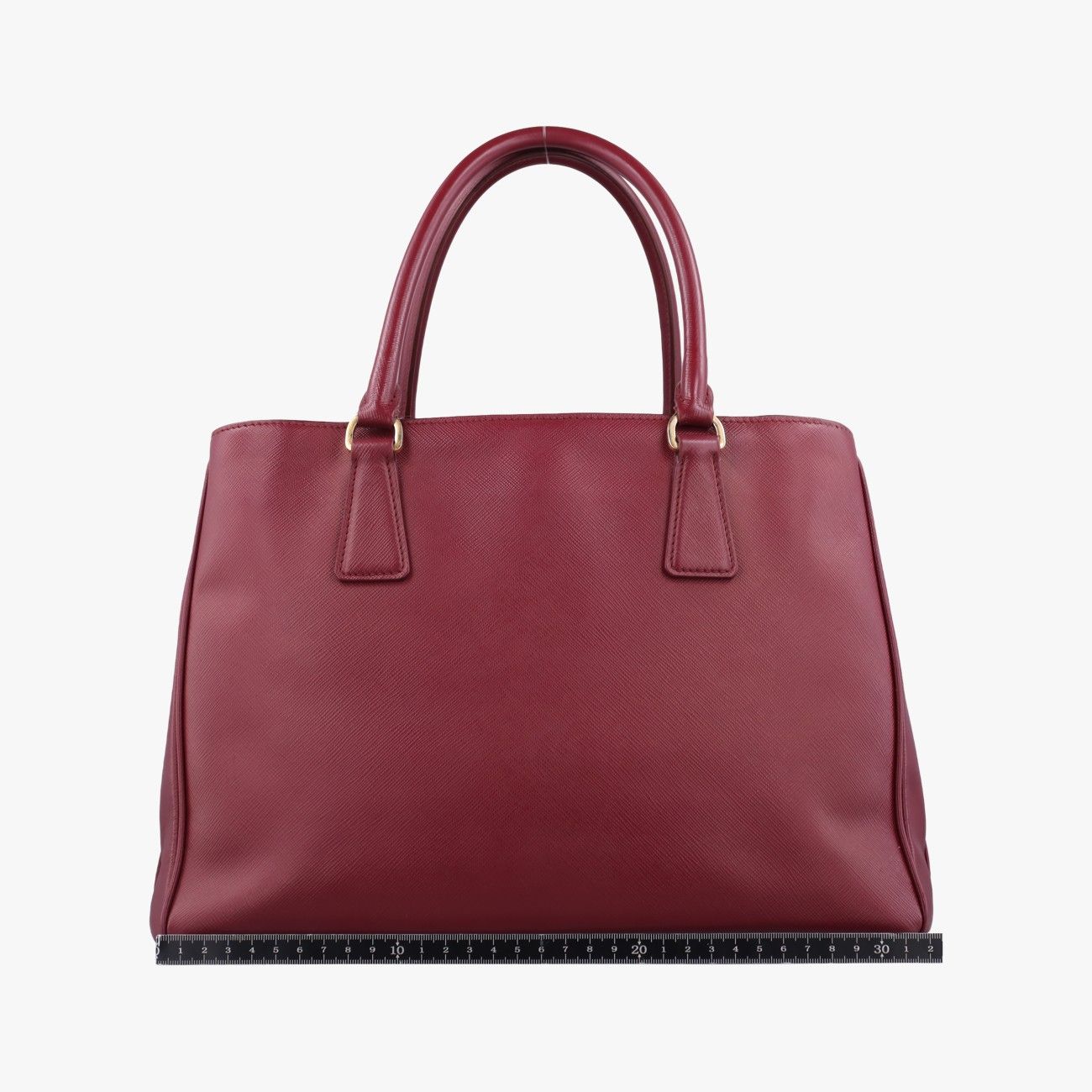 超美品⭐︎あんしん鑑定済み⭐︎プラダ　サフィアーノ　ガレリア PRADA プラダ トートバッグ ガレリア サフィアーノ 2way レザー 三角