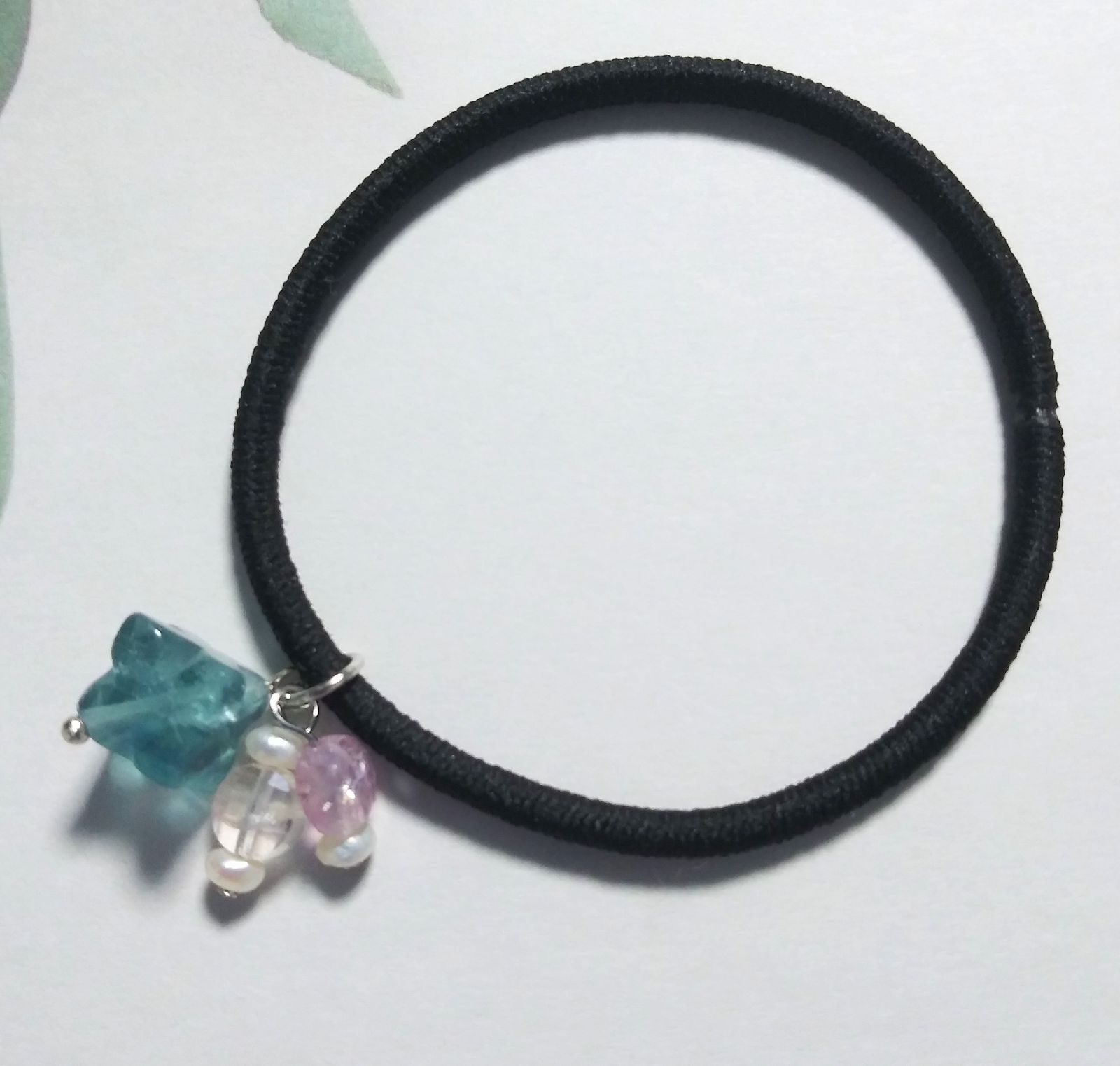 ヘアゴム No.72 レジン 猫 ヘアゴム ブローチ ポニーフック No.72