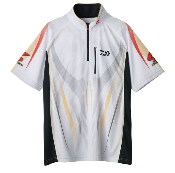 ダイワ ハーフスリーブシャツ DE-7125 ホワイト XLサイズ | 鮎 ウェア daiwa 釣具