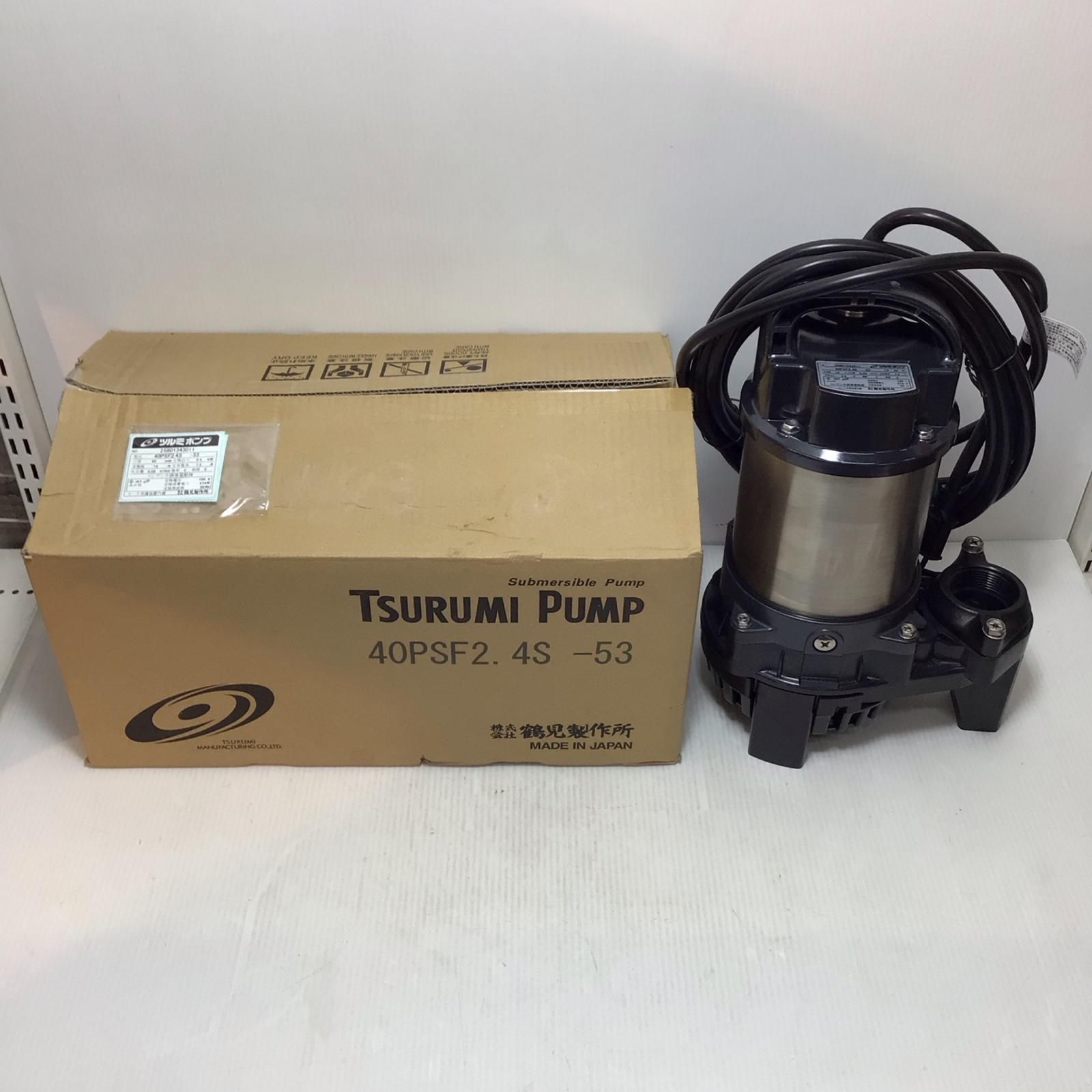 ΘΘTSURUMI PUMP ツルミポンプ 水中ポンプ ♥品 S 40PSF2.4S-53